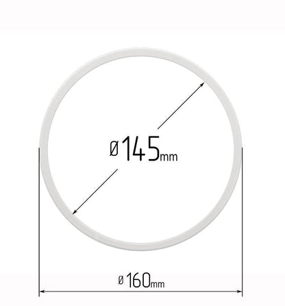 D5.78" (145 mm) Stretch Ceilings Reinforcement Circle Rings/Protective Thermal Rings for Spotlights Installation
