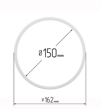 D5.92" (150 mm) Stretch Ceilings Reinforcement Circle Rings/Protective Thermal Rings for Spotlights Installation