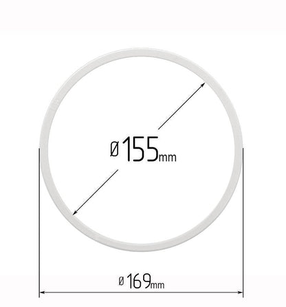 D6.25" (155 mm) Stretch Ceilings Reinforcement Circle Rings/Protective Thermal Rings for Spotlights Installation