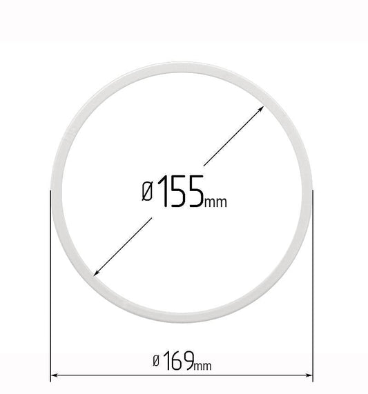 D6.25" (155 mm) Stretch Ceilings Reinforcement Circle Rings/Protective Thermal Rings for Spotlights Installation