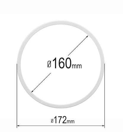 D6.44" (160 mm) Stretch Ceilings Reinforcement Circle Rings/Protective Thermal Rings for Spotlights Installation