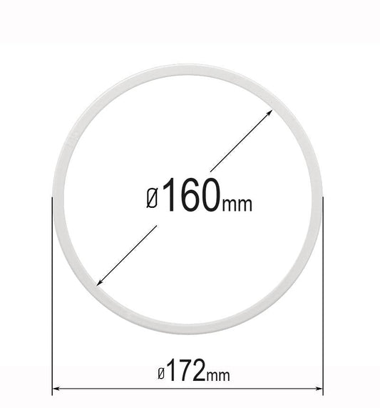 D6.44" (160 mm) Stretch Ceilings Reinforcement Circle Rings/Protective Thermal Rings for Spotlights Installation