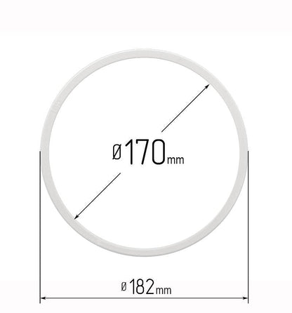 D6.69" (170 mm) Stretch Ceilings Reinforcement Circle Rings/Protective Thermal Rings for Spotlights Installation