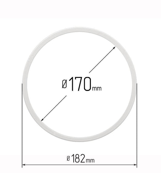 D6.69" (170 mm) Stretch Ceilings Reinforcement Circle Rings/Protective Thermal Rings for Spotlights Installation