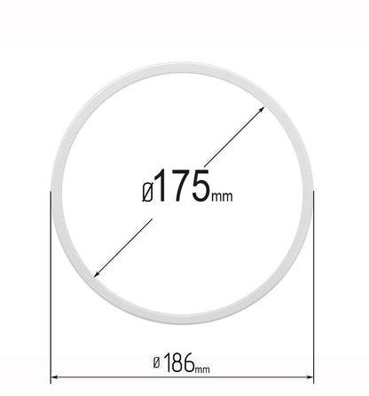 D6.94" (175 mm) Stretch Ceilings Reinforcement Circle Rings/Protective Thermal Rings for Spotlights Installation