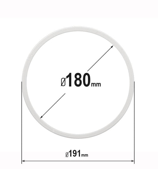 D7.06" (180 mm) Stretch Ceilings Reinforcement Circle Rings/Protective Thermal Rings for Spotlights Installation