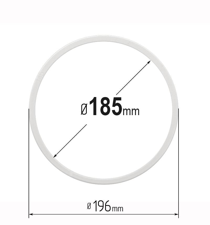 D7.38" (185 mm) Stretch Ceilings Reinforcement Circle Rings/Protective Thermal Rings for Spotlights Installation