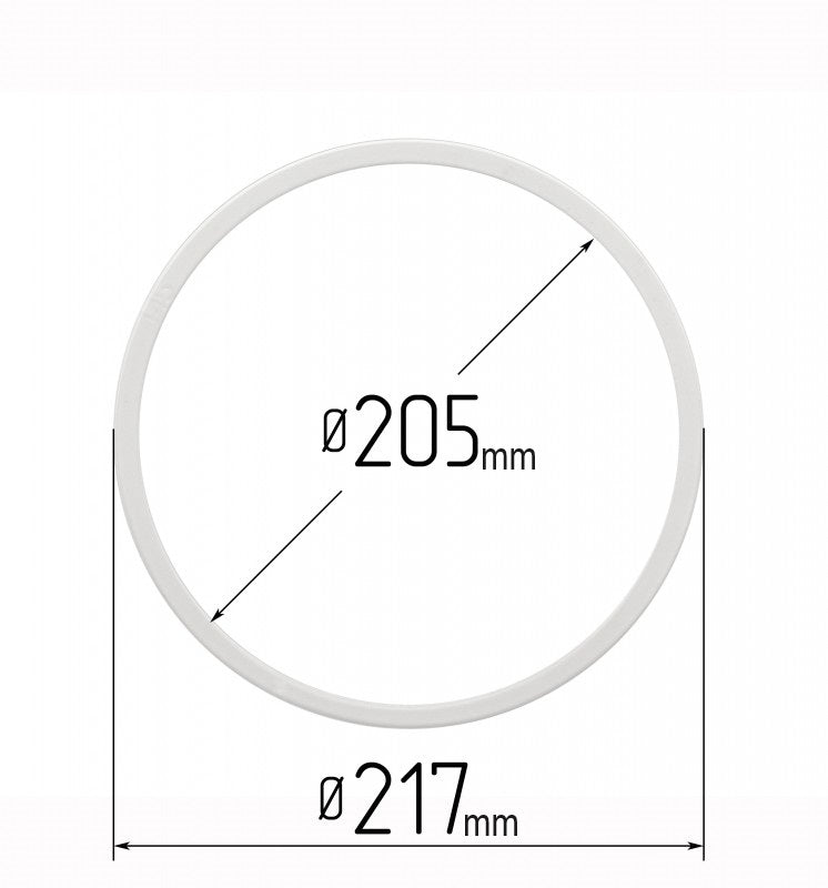 D8.06" (205 mm) Stretch Ceilings Reinforcement Circle Rings/Protective Thermal Rings for Spotlights Installation