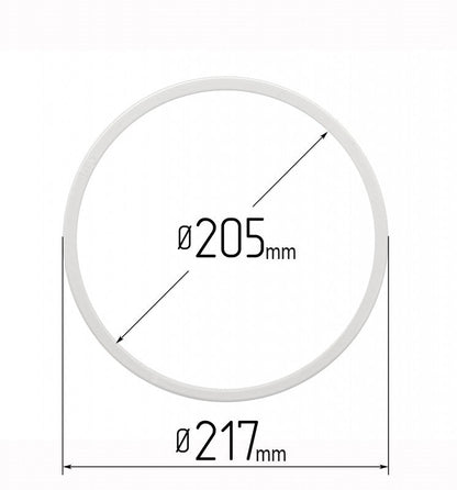D8.06" (205 mm) Stretch Ceilings Reinforcement Circle Rings/Protective Thermal Rings for Spotlights Installation