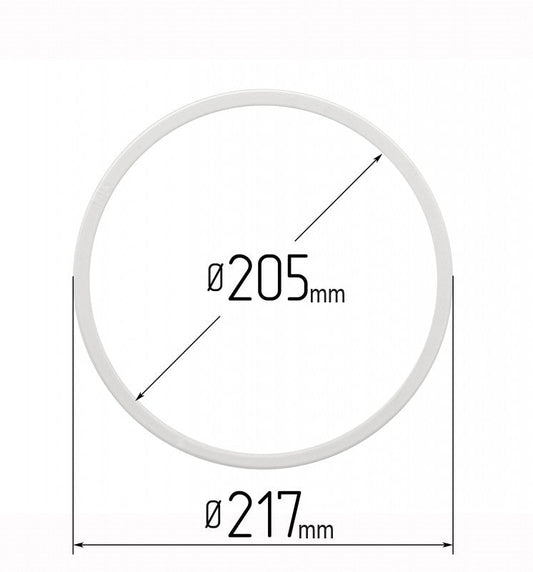 D8.06" (205 mm) Stretch Ceilings Reinforcement Circle Rings/Protective Thermal Rings for Spotlights Installation