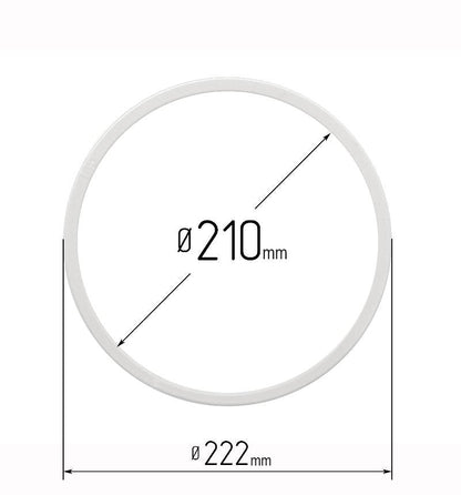 D8.27" (210 mm) Stretch Ceilings Reinforcement Circle Rings/Protective Thermal Rings for Spotlights Installation