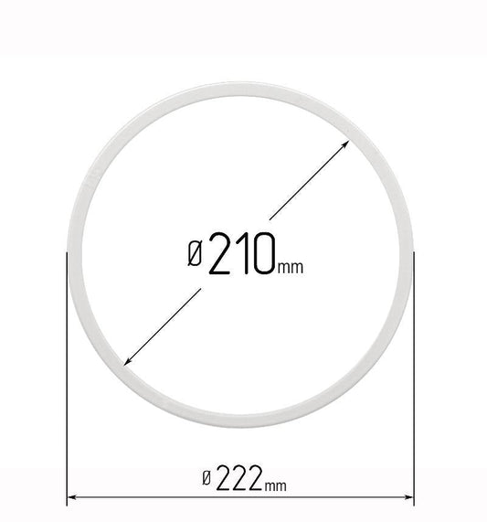 D8.27" (210 mm) Stretch Ceilings Reinforcement Circle Rings/Protective Thermal Rings for Spotlights Installation
