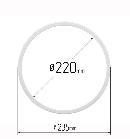 D8.62" (220 mm) Stretch Ceilings Reinforcement Circle Rings/Protective Thermal Rings for Spotlights Installation
