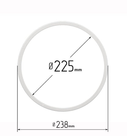 D8.87" (225 mm) Stretch Ceilings Reinforcement Circle Rings/Protective Thermal Rings for Spotlights Installation