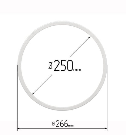 D9.84" (250 mm) Stretch Ceilings Reinforcement Circle Rings/Protective Thermal Rings for Spotlights Installation