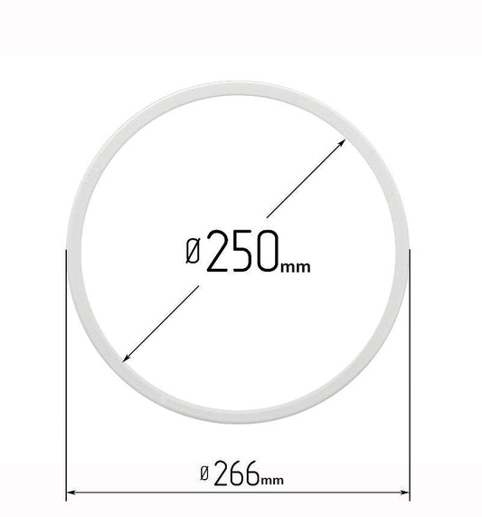 D9.84" (250 mm) Stretch Ceilings Reinforcement Circle Rings/Protective Thermal Rings for Spotlights Installation