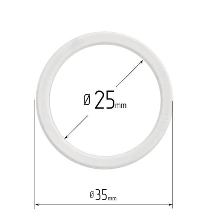 D0.97" (25 mm) Stretch Ceilings Reinforcement Circle Rings/Protective Thermal Rings for Spotlights Installation