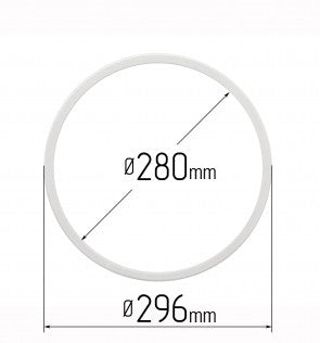 D11" (280 mm) Stretch Ceilings Reinforcement Circle Rings/Protective Thermal Rings for Spotlights Installation