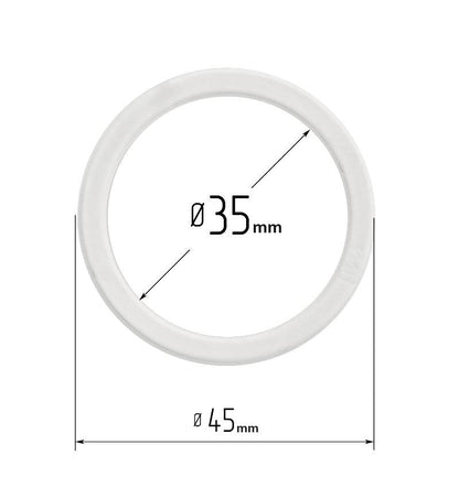 D1.38" (35 mm) Stretch Ceilings Reinforcement Circle Rings/Protective Thermal Rings for Spotlights Installation