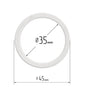 D1.38" (35 mm) Stretch Ceilings Reinforcement Circle Rings/Protective Thermal Rings for Spotlights Installation