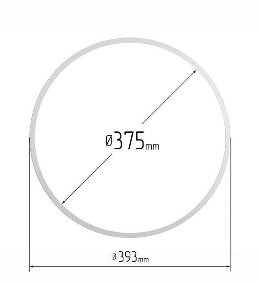 D14.69" (375 mm) Stretch Ceilings Reinforcement Circle Rings/Protective Thermal Rings for Spotlights Installation