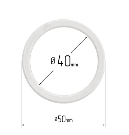D1.57" (40 mm) Stretch Ceilings Reinforcement Circle Rings/Protective Thermal Rings for Spotlights Installation