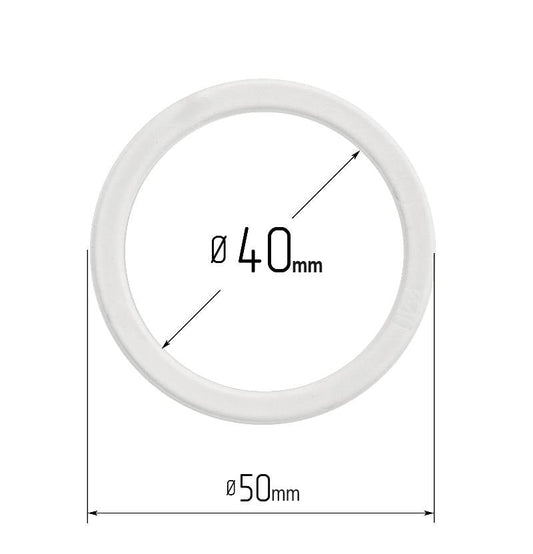D1.57" (40 mm) Stretch Ceilings Reinforcement Circle Rings/Protective Thermal Rings for Spotlights Installation
