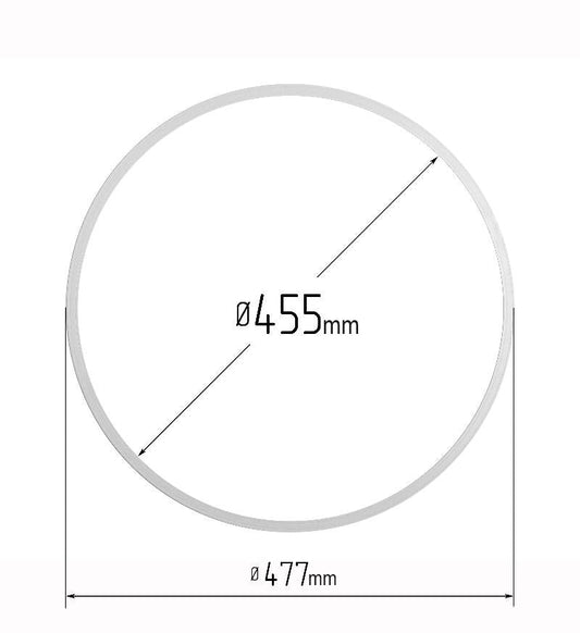 D17.81" (455 mm) Stretch Ceilings Reinforcement Circle Rings/Protective Thermal Rings for Spotlights Installation