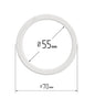 D2.16" (55 mm) Stretch Ceilings Reinforcement Circle Rings/Protective Thermal Rings for Spotlights Installation