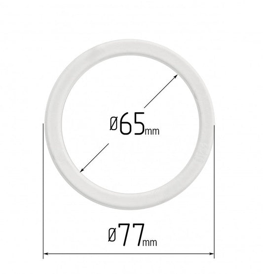 D2.56" (65 mm) Stretch Ceilings Reinforcement Circle Rings/Protective Thermal Rings for Spotlights Installation