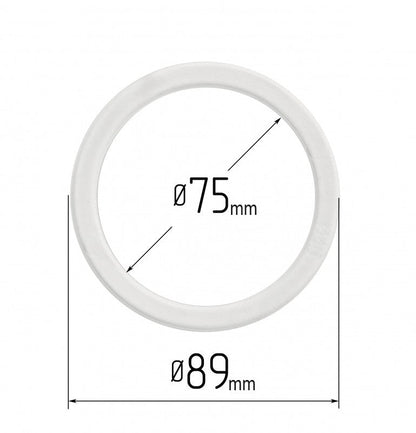 D2.97" (75 mm) Stretch Ceilings Reinforcement Circle Rings/Protective Thermal Rings for Spotlights Installation
