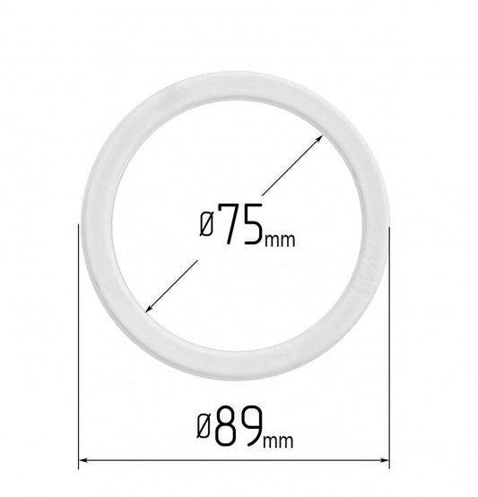 D2.97" (75 mm) Stretch Ceilings Reinforcement Circle Rings/Protective Thermal Rings for Spotlights Installation