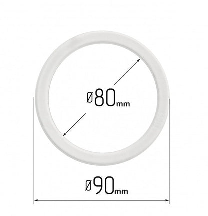 D3.17" (80 mm) Stretch Ceilings Reinforcement Circle Rings/Protective Thermal Rings for Spotlights Installation