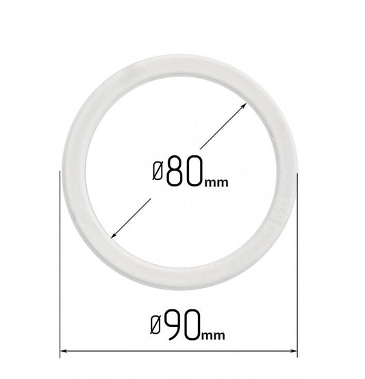 D3.17" (80 mm) Stretch Ceilings Reinforcement Circle Rings/Protective Thermal Rings for Spotlights Installation