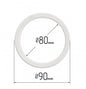 D3.17" (80 mm) Stretch Ceilings Reinforcement Circle Rings/Protective Thermal Rings for Spotlights Installation
