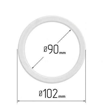 D3.53" (90 mm) Stretch Ceilings Reinforcement Circle Rings/Protective Thermal Rings for Spotlights Installation