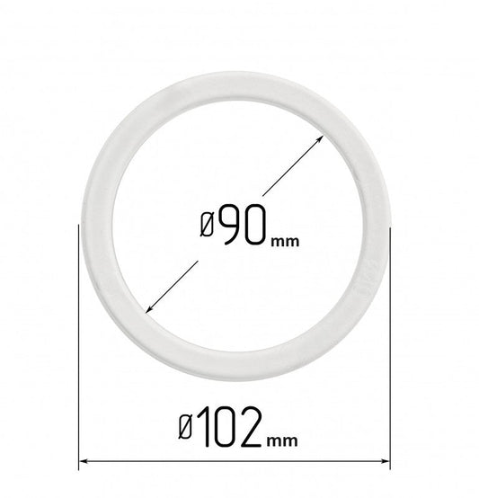 D3.53" (90 mm) Stretch Ceilings Reinforcement Circle Rings/Protective Thermal Rings for Spotlights Installation