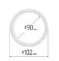 D3.53" (90 mm) Stretch Ceilings Reinforcement Circle Rings/Protective Thermal Rings for Spotlights Installation