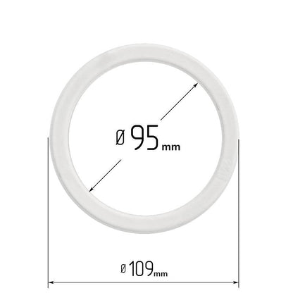 D3.75" (95 mm) Stretch Ceilings Reinforcement Circle Rings/Protective Thermal Rings for Spotlights Installation