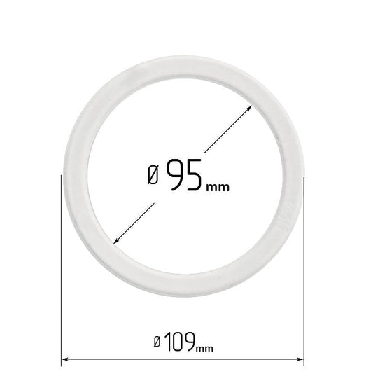 D3.75" (95 mm) Stretch Ceilings Reinforcement Circle Rings/Protective Thermal Rings for Spotlights Installation