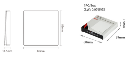 PUSH3 - 1 GANG PUSH Wireless Dimming Panel (2.4GHz)