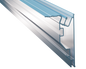 Aluminum Levels Profile for PVC Coverings - Model AP-403W