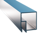 Aluminum Frame Profile for PVC Coverings - Model AP-201