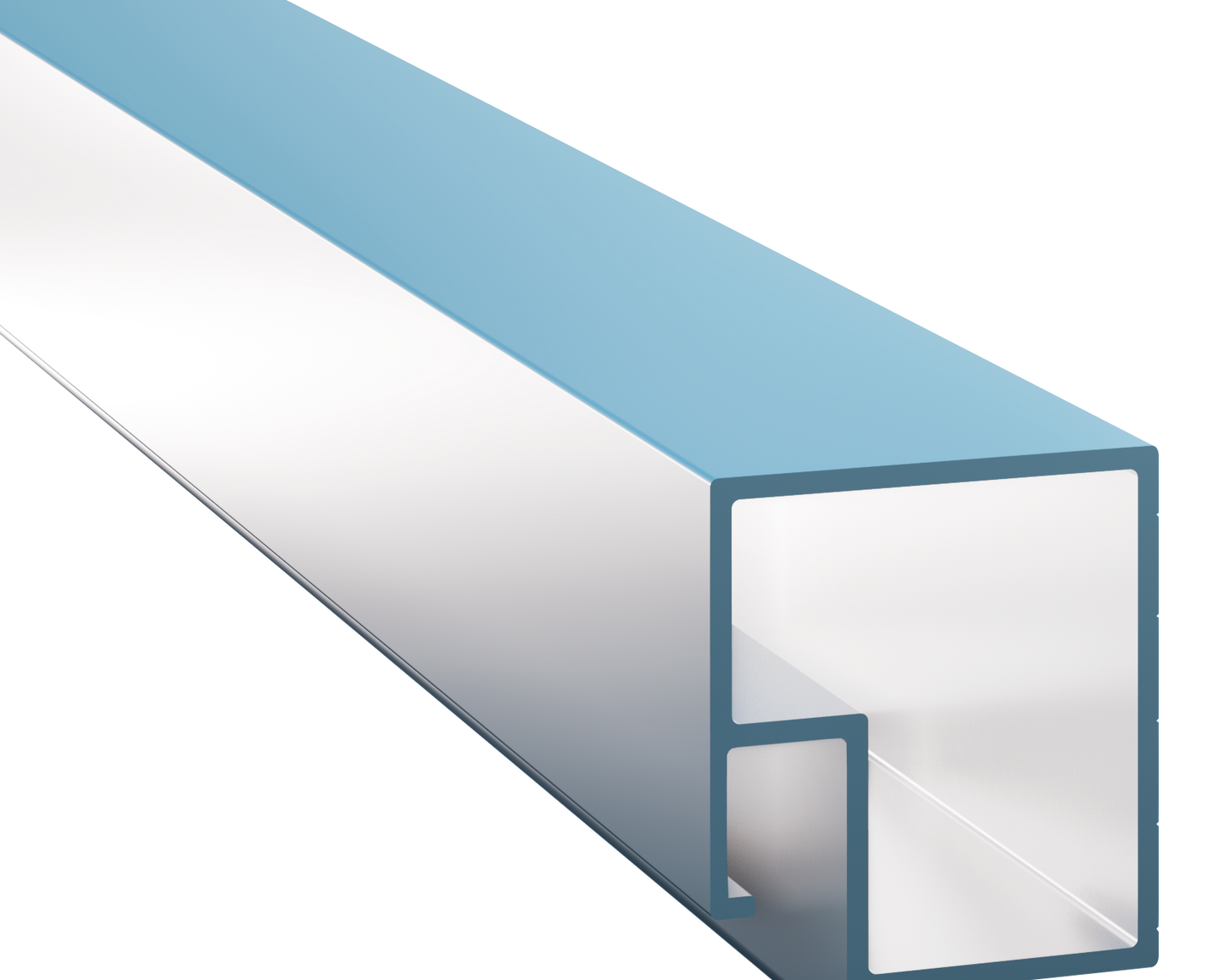 Aluminum Frame Profile for PVC Coverings - Model AP-202W