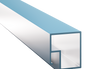 Aluminum Frame Profile for PVC Coverings - Model AP-202W