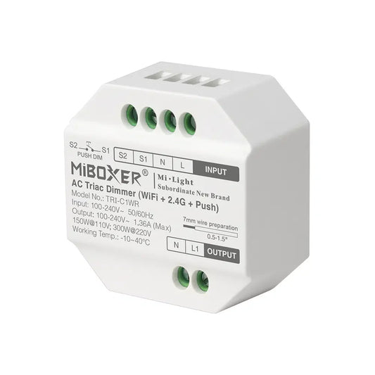 TRI-C1WR - AC Triac Dimmer (WiFi+2.4G+Push)