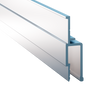 Aluminum Wall Profile for PVC Coverings - Model AP-102