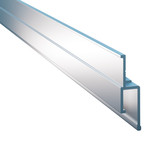 Aluminum Wall Profile for PVC Coverings - Model AP-104