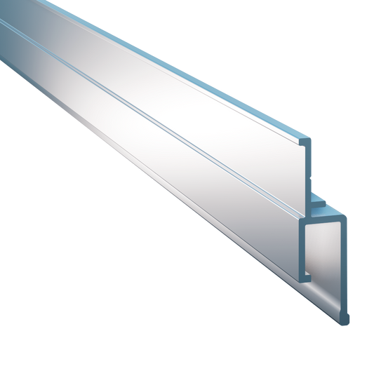 Aluminum Wall Profile for PVC Coverings - Model AP-104W