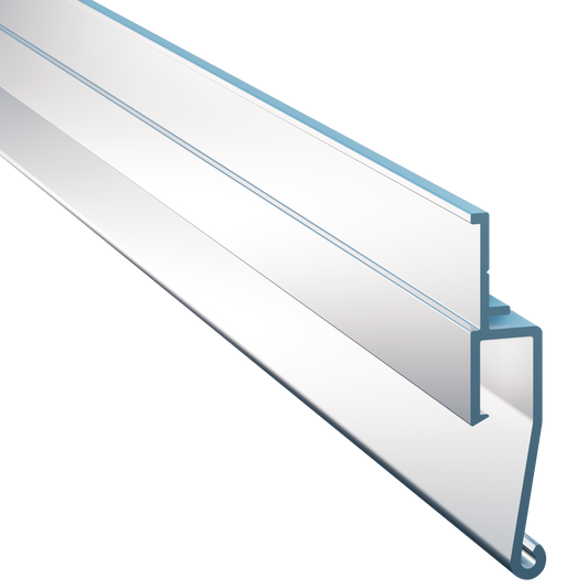 Aluminum Wall Profile for PVC Coverings - Model AP-101-B